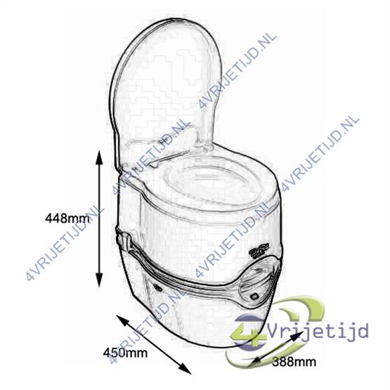 92301 - Thetford Porta Potti Excellence Wit - afbeelding 3