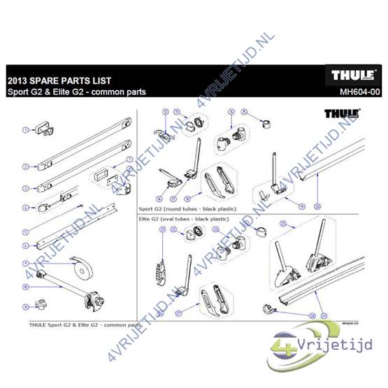 1500602403 - Thule Excellent Wheel Holder W Pump BUCKLE (1L+1R) - afbeelding 3