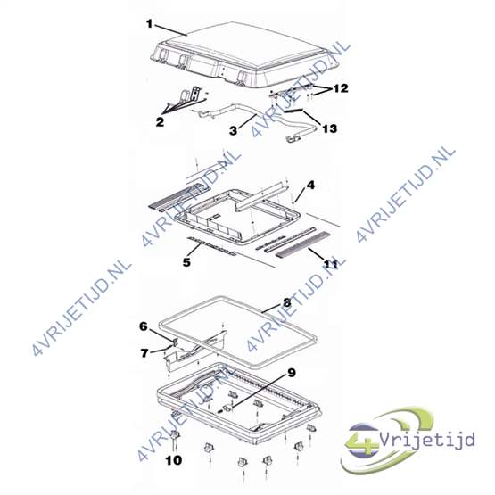 9104100261 - Seitz Montageset tbv Midi-heki 25-29 mm - afbeelding 3