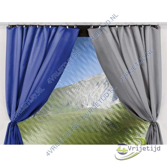 309606 - Thule Safari Panorama gordijnset blauw tbv luifellengte 3,00-3,50m - afbeelding 3