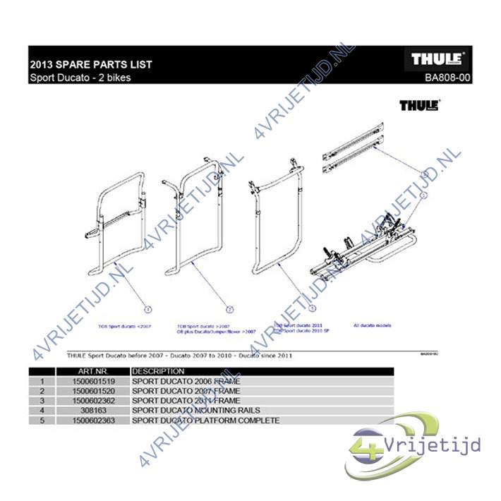 1500601520 - Thule Frame Sport Ducato 2007 - afbeelding 2