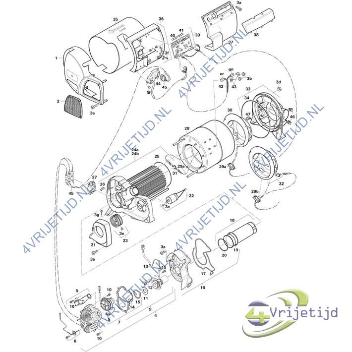 70070-01 - Truma Verwarmings Element tbv Trumatic Frostcontrol 1,5M - afbeelding 2