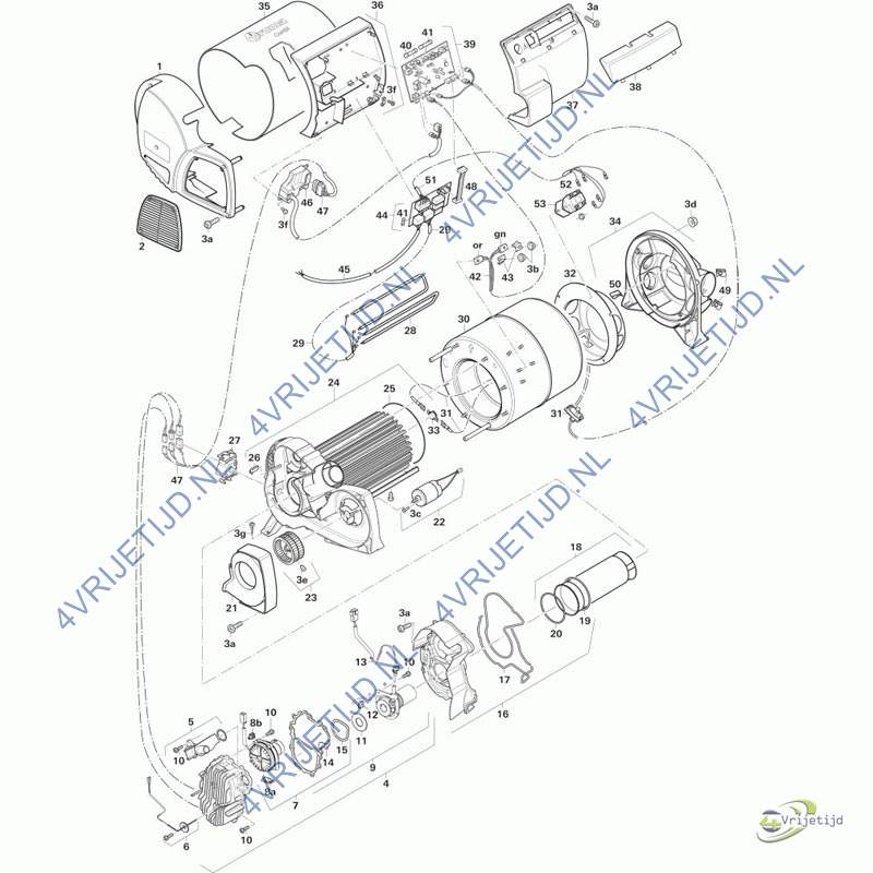 34020-89100 - Truma Branderkamer compleet Combi D - afbeelding 2